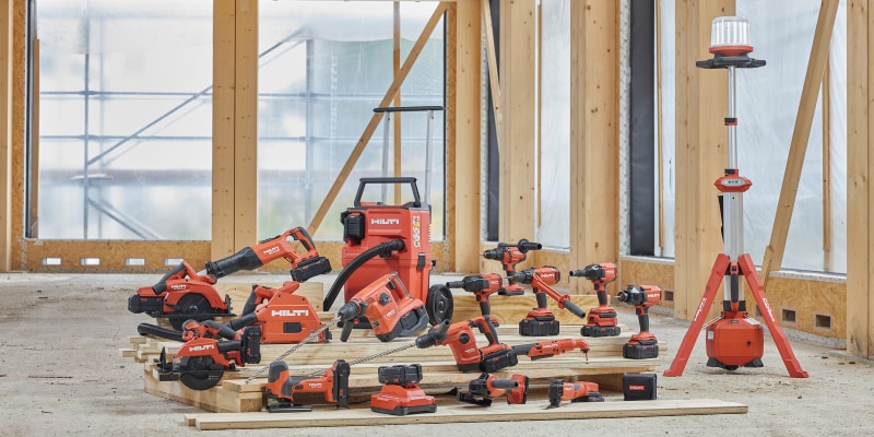 Hilti Toolpark im Holzbau