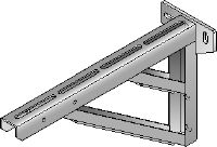 MQK-H Karštai galvanizuota (HDG) atrama, 790 / 900 ilgio, sunkiems darbams