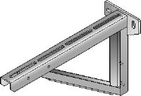 MQK-H Karštai galvanizuota (HDG) atrama, 790 / 900 ilgio, sunkiems darbams